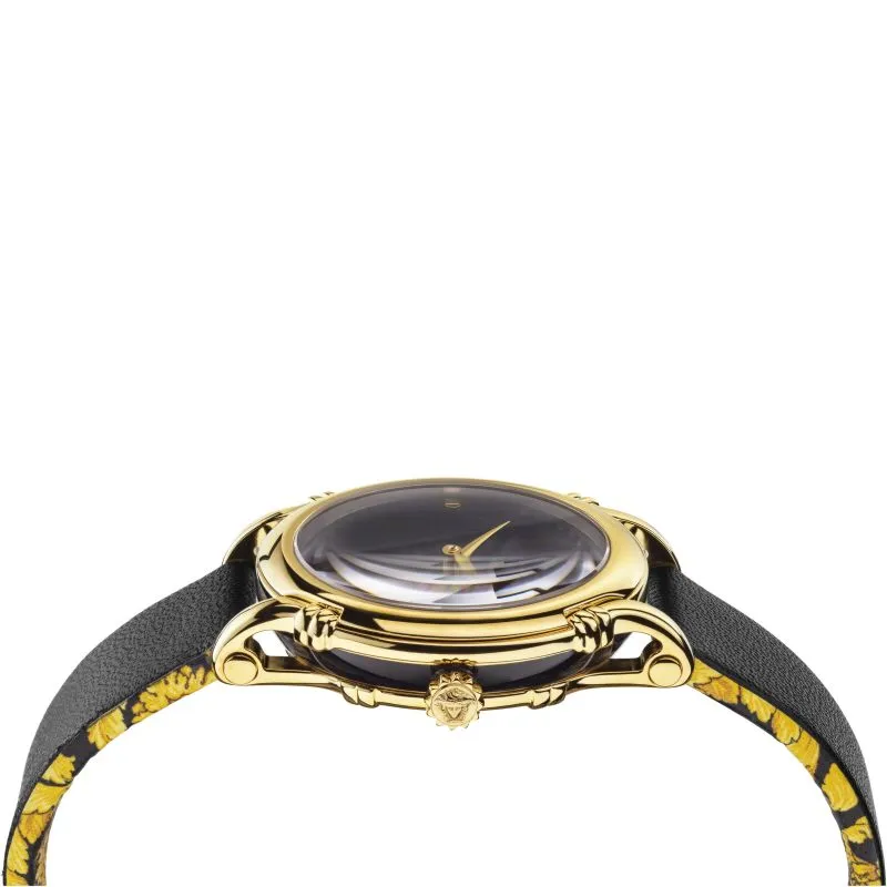 Versace Safety Pin Ladies Black Watch VEPN00320