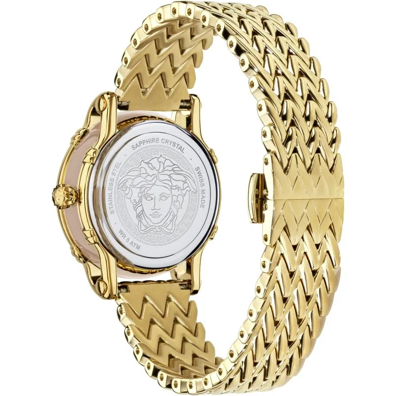 Versace Safety Pin Ladies Gold Watch VEPN00520