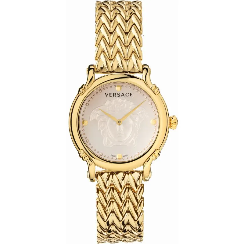 Versace Safety Pin Ladies Gold Watch VEPN00520