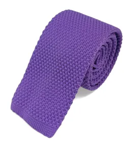 Violet Knit Tie by Paul Malone