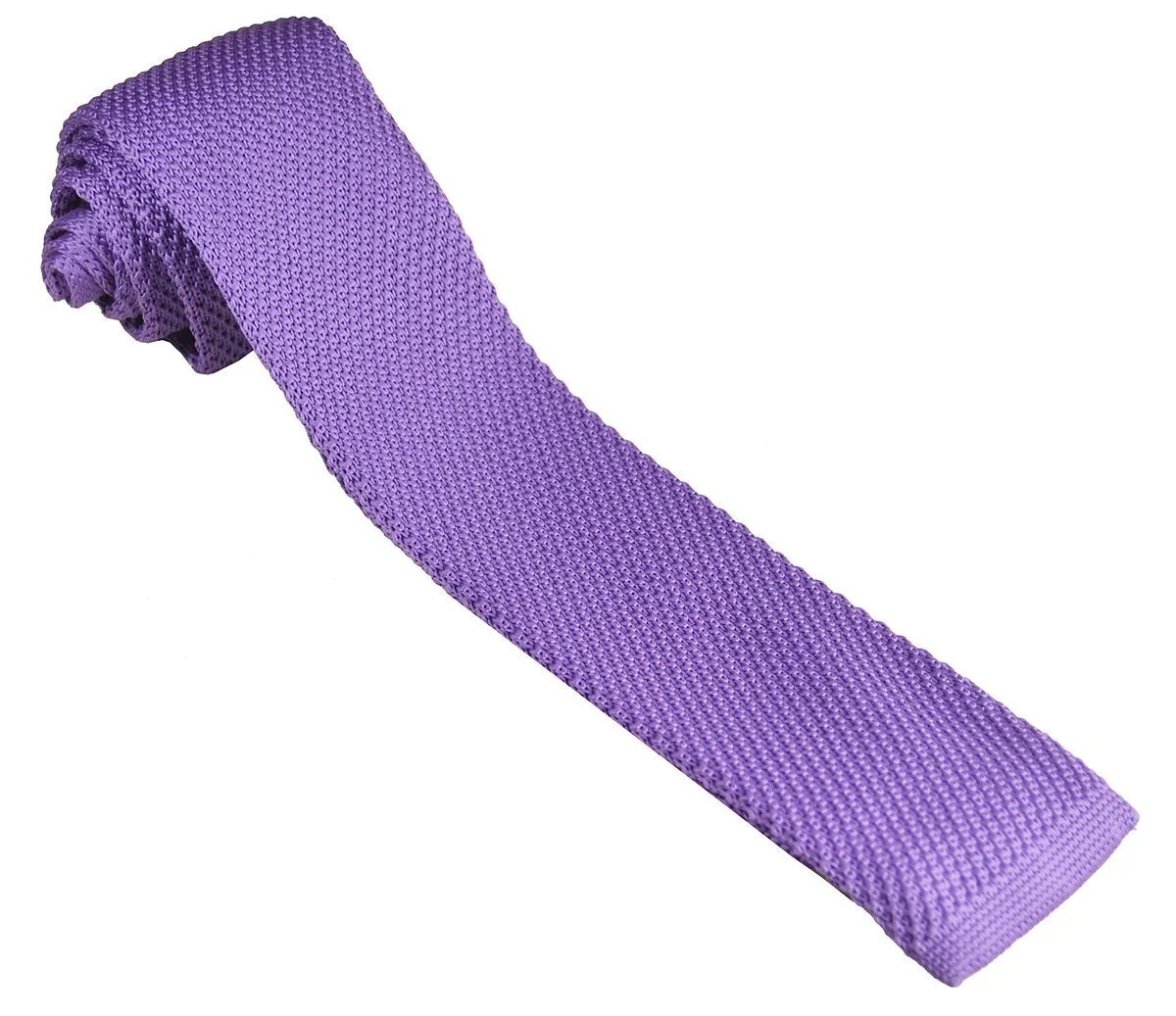 Violet Knit Tie by Paul Malone