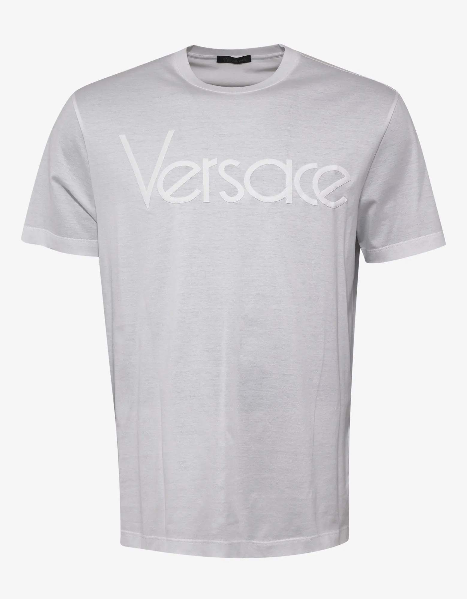 White Vintage Logo Embroidery T-Shirt